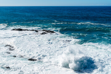 waves at Playa de Ajuy