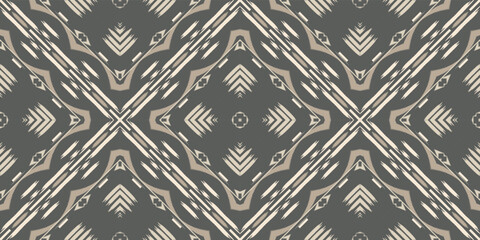 Ikat flower tribal Aztec Geometric Traditional ethnic oriental design for the background. Folk embroidery, Indian, Scandinavian, Gypsy, Mexican, African rug, wallpaper.