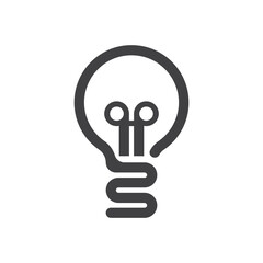 Light bulb symbol icon
