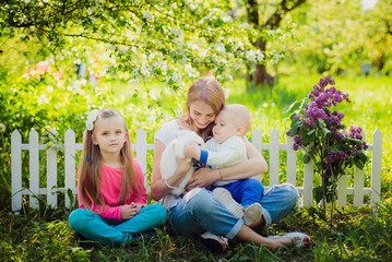 Fototapeta premium parent and child