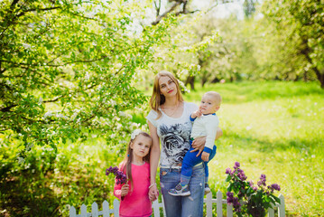 Fototapeta premium parent and child