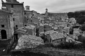 Borgo medievale di Sorano. Maremma grossetana. Toscana Italy