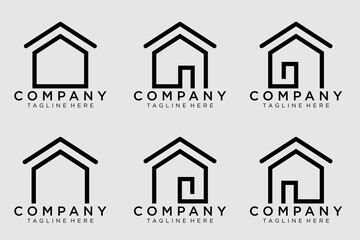 Creative Real Estate Logo Design. House Logo Design. Real Estate Vector Icon