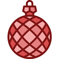 bauble two tone icon