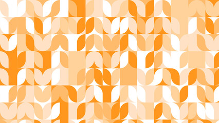 yellow and orange geometric pattern, wallpaper for tile, banner, tableclothe