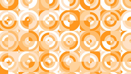 yellow and orange geometric pattern, wallpaper for tile, banner, tableclothe