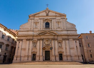 Fototapeta na wymiar Church of the Gesu in Rome, Italy