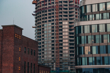 Buildings in construction