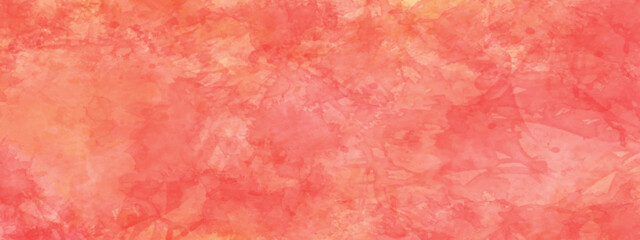 Fototapeta premium Abstract pink, red watercolor background. Red watercolor texture. background with vintage faded white watercolor wash texture