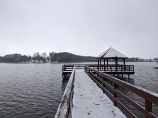 pier on the lake