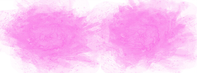 Abstract pink watercolor background. Pink watercolor design. background with vintage faded white watercolor wash texture. Pink watercolor with white background.