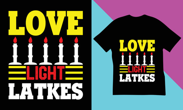 Hanukkah T-Shirt Design.