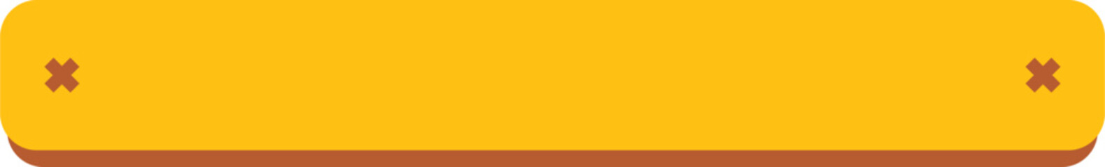 Obraz premium Cute Title Box Vector