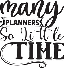 So many planners so little time
