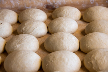 Fototapeta na wymiar Warm bread fresh prepare by the baker