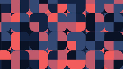 pink, purpure and blue geometric pattern, seamless wallpaper for fabric, tile and tablecloth