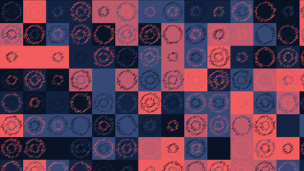 pink, purpure and blue geometric pattern, seamless wallpaper for fabric, tile and tablecloth