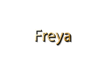 FREYA  3D NAME 