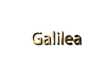 GALILEA NAME 3D