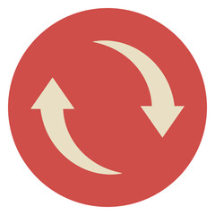 Rotation sign icon