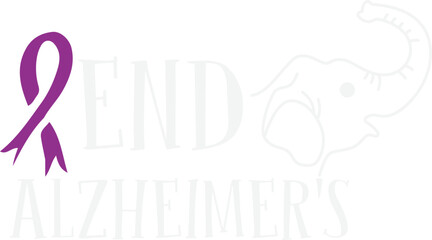 End Alzheimers Awareness Elephant Alzheimers Awareness 
