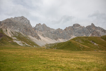 Fototapeta na wymiar Wonderful alpine Dolomites, Italy, Europe