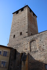 the cheese tower in Cluny, France