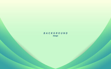 Abstract green shape elegant background template design