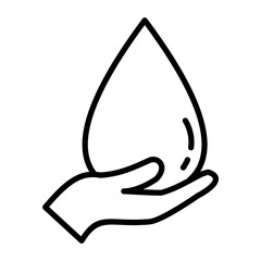 Naklejka premium Save Water