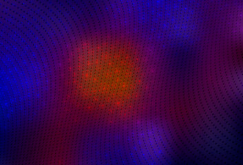 Dark Blue, Red vector Blurred bubbles on abstract background with colorful gradient.