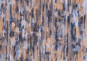Abstract seamless blue and beige background with geometrical pattern.