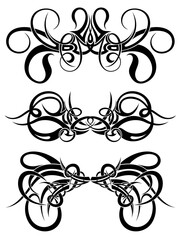 Tribal Pattern set. Tribal Tattoo Pattern