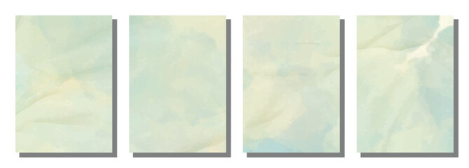 Abstract water color brush background. Set background. Vector design illustration.
