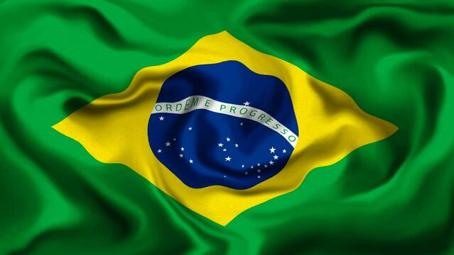 video, moving brazil flag background