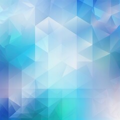 Bright light blue artistic colorful geometric triangle gradient background wallpaper design