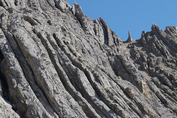 Rock in the mountains