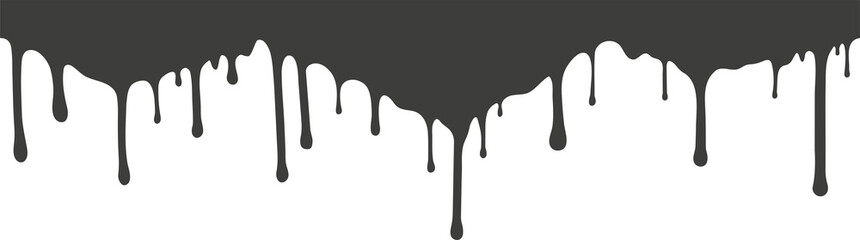 Melted drips and liquid paint drops. Current chocolate, ink, honey or syrup. Oil and cream blobs. 