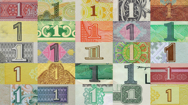 Paper cash money element collage. Finansial concept.