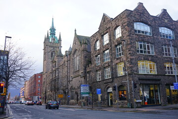 Obraz premium City View of Belfast in Northern Ireland
