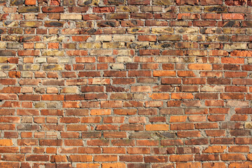 background of brick wall for your goals in design. texture of brickwork in loft style