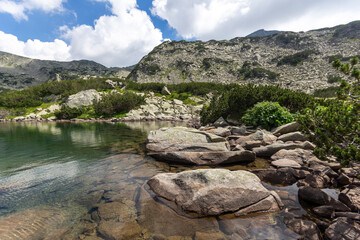 Landscape of The Long Lake, Pirin Mountain, Bulgaria
