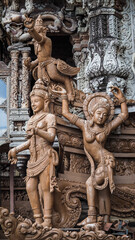 The temple of the truth in Pattaya, Thailand