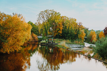 Wolfsberg Carinthia Austria During Autumn
