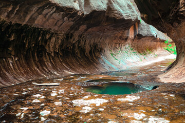 Water Flowing into a Pool