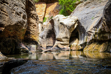 Rock Formations in the Cave