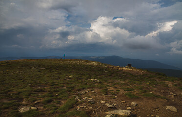 Beautifull view of Chornohora highest mountain range in Western Ukraine