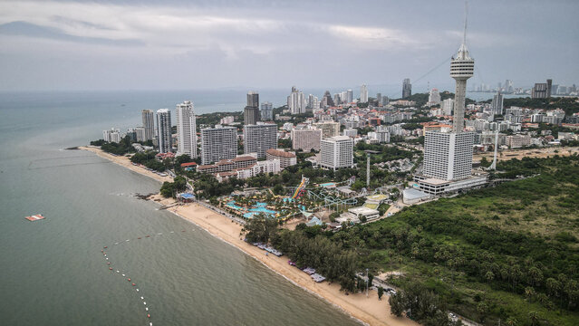 The Aerial View Of Pattaya In Thailand