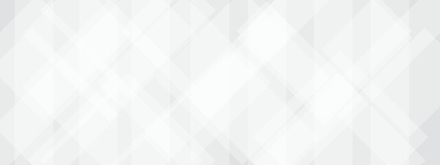 Abstract white and grey geometric overlapping square pattern, design of technology background with shadow. Vector illustration. You can use for banner, wallpaper and many more.