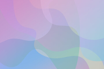 Fototapeta premium gradient pastel pink, blue wavy background with free space