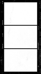 film strip icon isolated on transparent background. tape photo film strip frame, Video Film strip roll, - obrazy, fototapety, plakaty